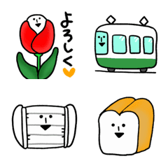 丸くてゆるいヤツ（使える絵文字）