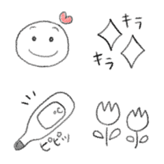 Enpitsu,rakugaki emoji