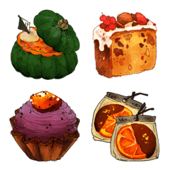 Autumn sweets set