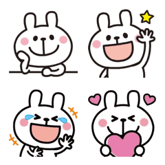 〇動く！うさぎさんの絵文字〇