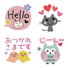 Simple and cute animals Emoji 2