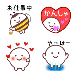 まるるっと かわいい絵文字 ▶