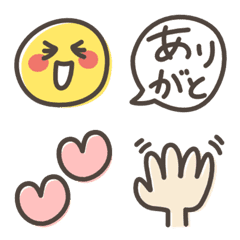 シンプルdeかわいい！絵文字