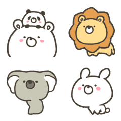 動く！かわいいよ！くまの動物園です絵文字