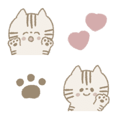 くすみカラーのふんわりねこ♡