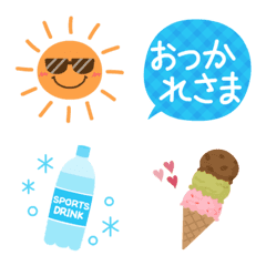 動く♡夏 絵文字