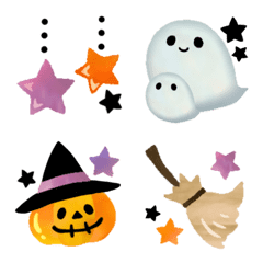 動く！ハッピーハロウィン絵文字