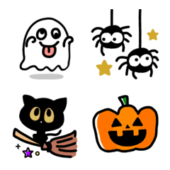 Happy Halloween monster Emoji