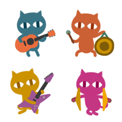 Music! Full of cats! orchestra band!