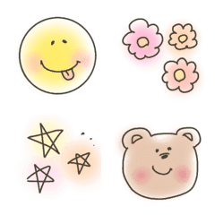 cute, healing, emoji!!