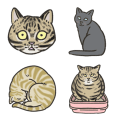 ねこ暮らしの絵文字