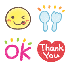 Kawaii Emoji-everyday-crayon touch1