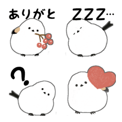 シマエナガちゃんの使える絵文字【修正版】