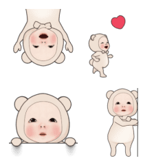 Animated Bear Towel Daily Emoji