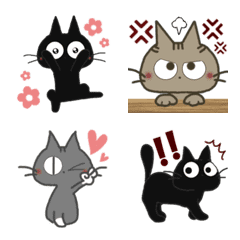 黒ねこの動く絵文字便り-5