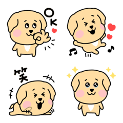 THE emoji 59 Golden retriever