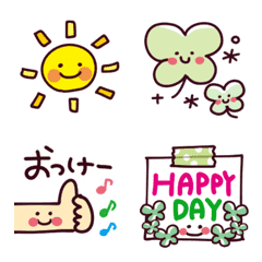 Moving Happy emojis every day