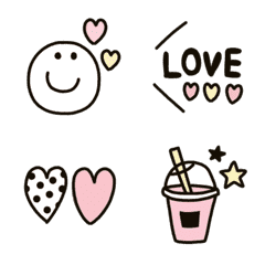 Simple girly animated emoji