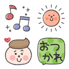 毎日♡ひかえめカラー♡楽しい絵文字