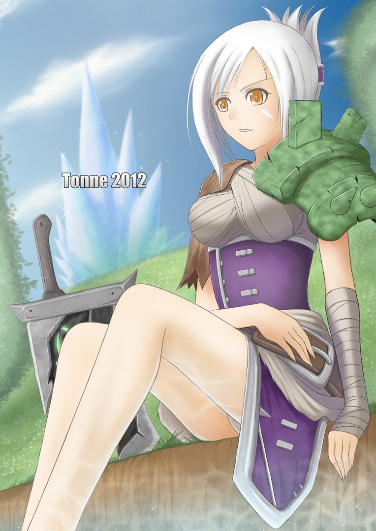 Riven by Tonne HD Wallpaper Fan Art Artwork League of Legends lol