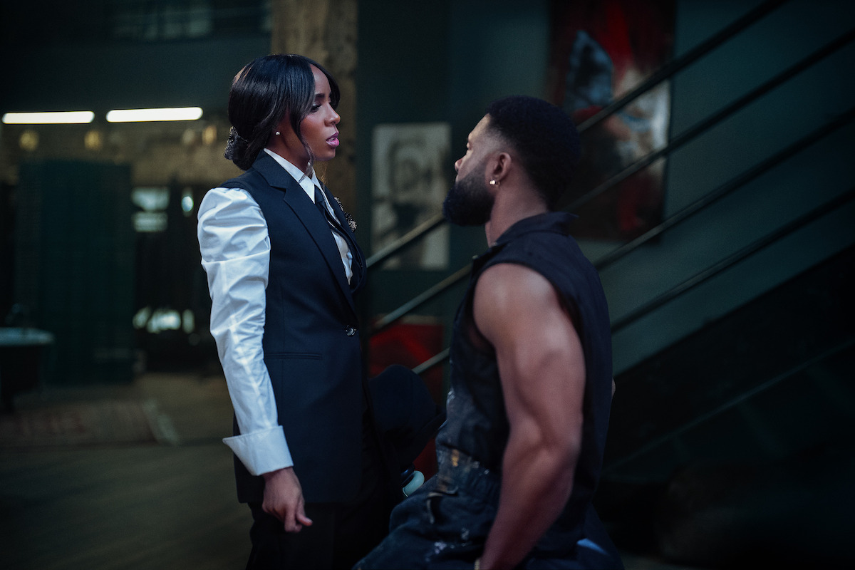 Kelly Rowland as Mea and Trevante Rhodes as Zyair in ‘Mea Culpa’.