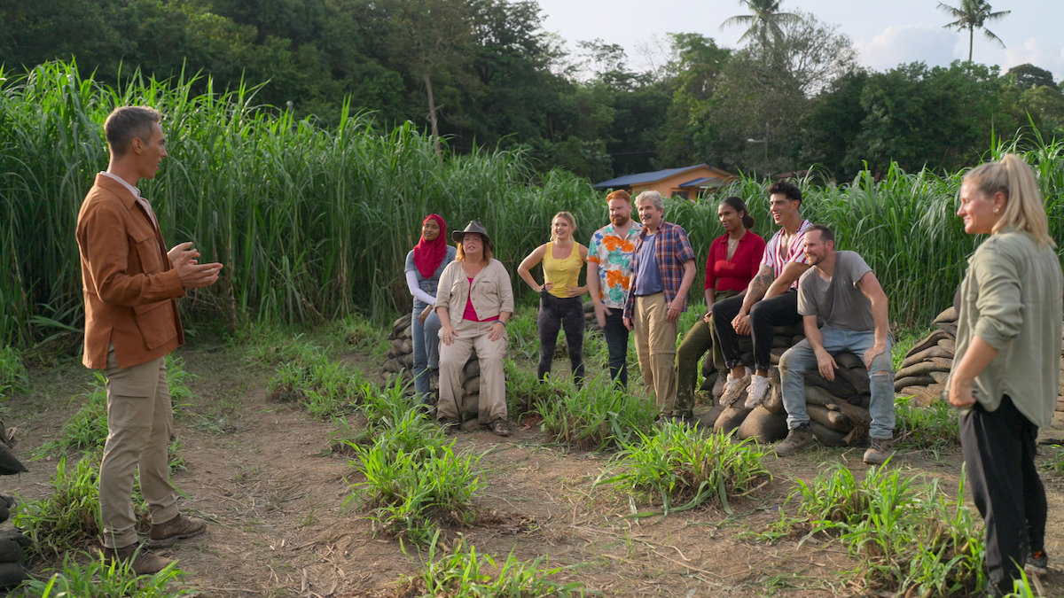 Ari Shapiro, Muna Abdulahi, Deanna Thompson, Hannah Burns, Michael O’Brien, Andy Minzter, Jennifer Dasilva-Hassiman, Tony Castellanos, Sean Patrick Bryan, and Ryan Warner during the first challenge.