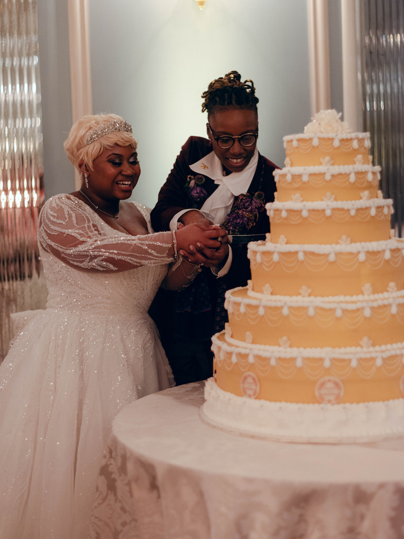 Tiffany Rae and Shanti Hinton in 'The Event of the Season: A Bridgerton Wedding'