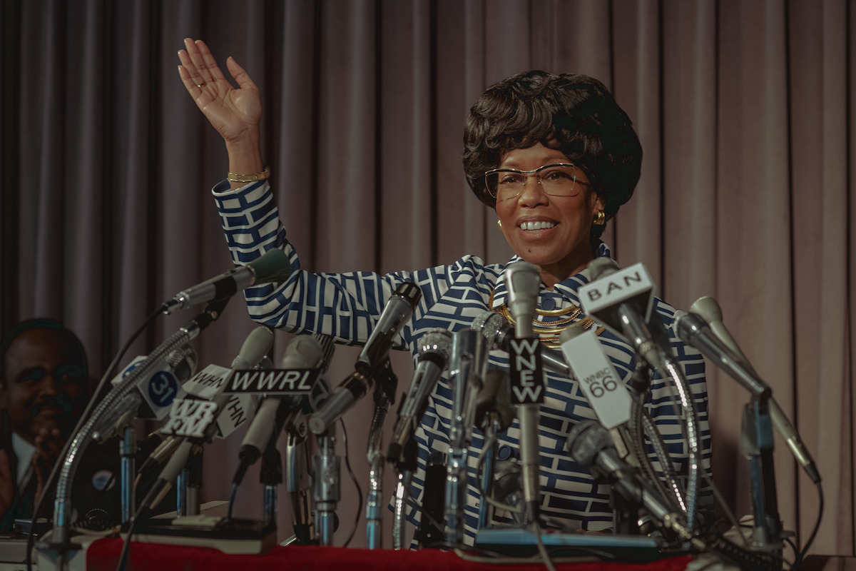 Regina King as Shirley Chisholm in ‘Shirley.’