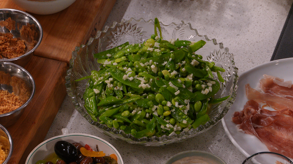 David Chang’s Fava Beans and Pecorino Salad