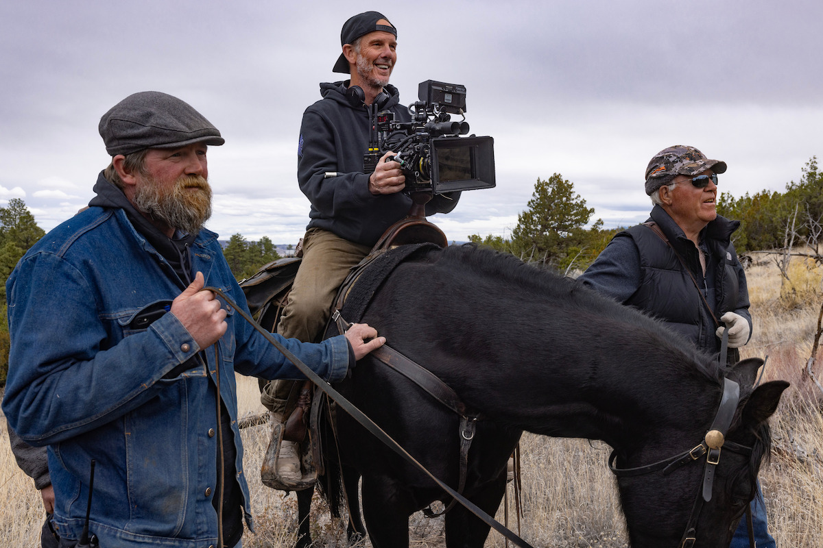 American Primeval behind-the-scenes of filming.