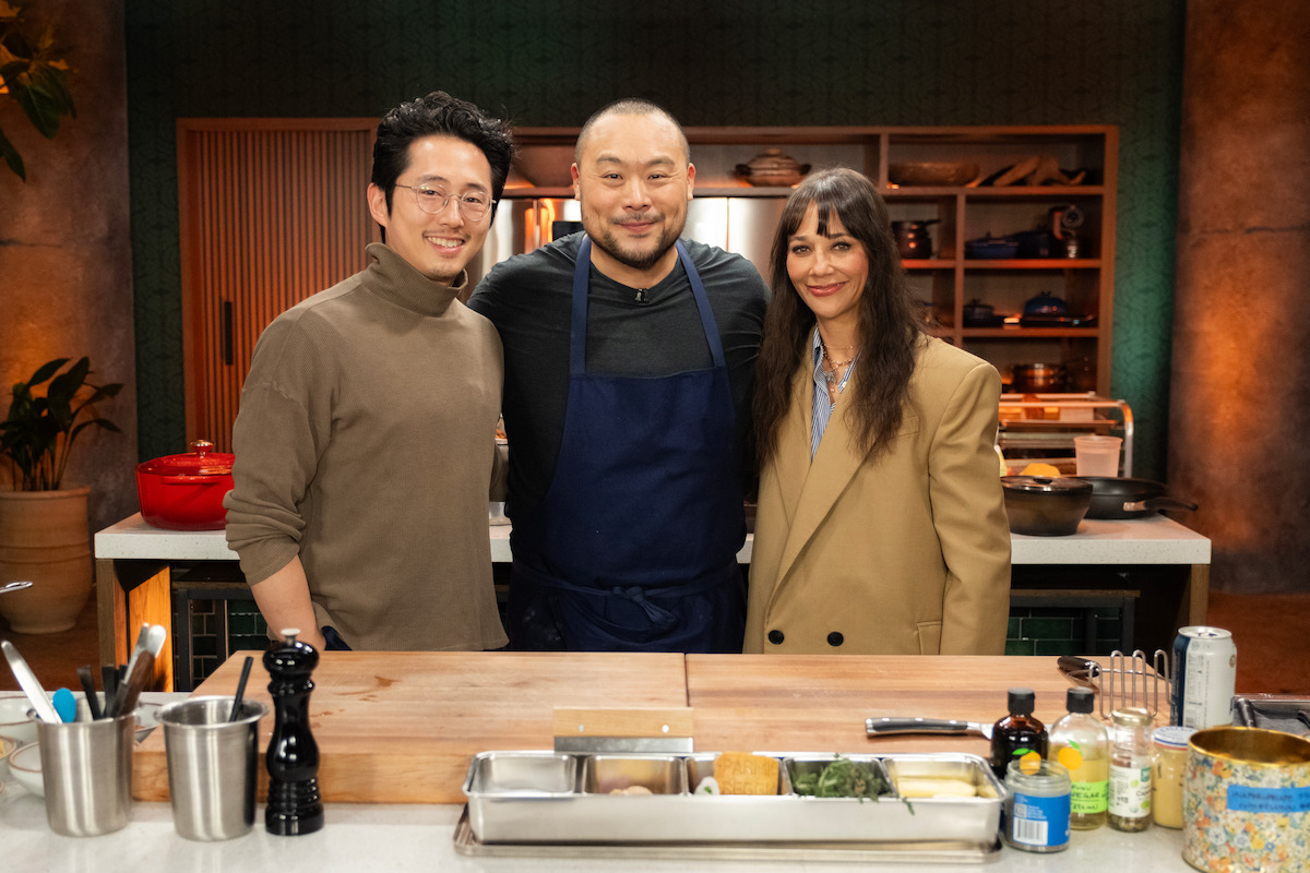 Steven Yeun, David Chang, and Rashida Jones.