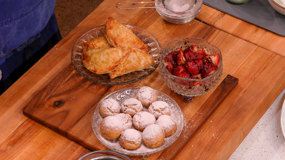 David Chang’s Strawberries with Balsamic and Buttermilk Cookies