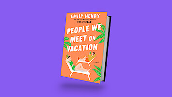 The cover art for the book 'People We Meet on Vacation.' 