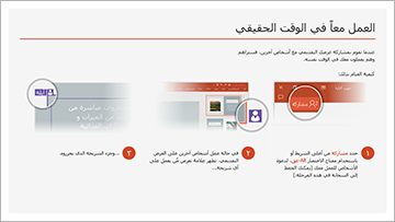 القيام بجولة في PowerPoint