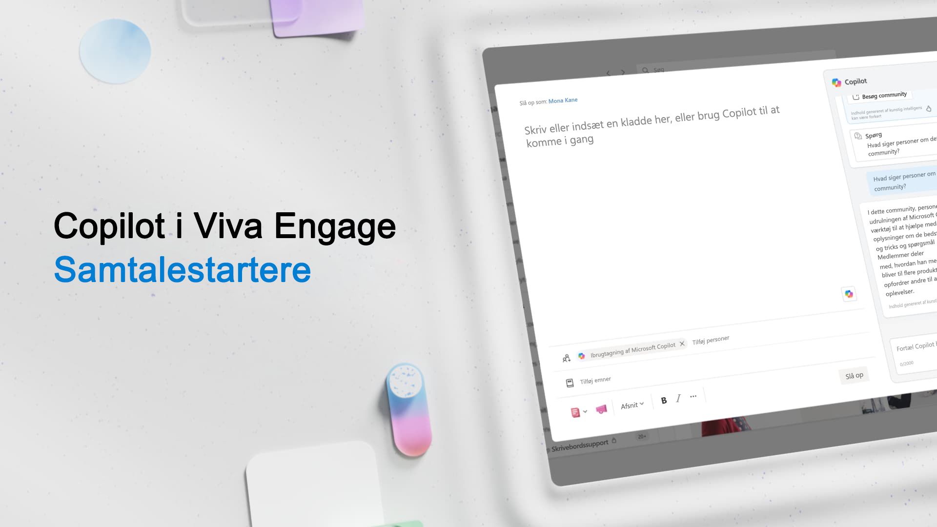 Video: Samtalestarter i Viva Engage