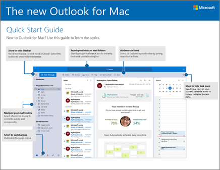 Outlook 2016 für Mac – Schnellstartleitfaden