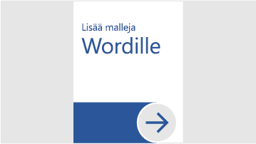 Lisää malleja Wordille