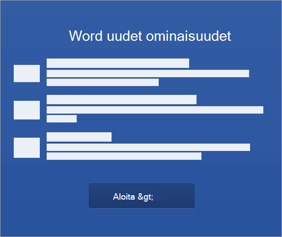 Word 2016 for Macin aktivoinnin aloittaminen