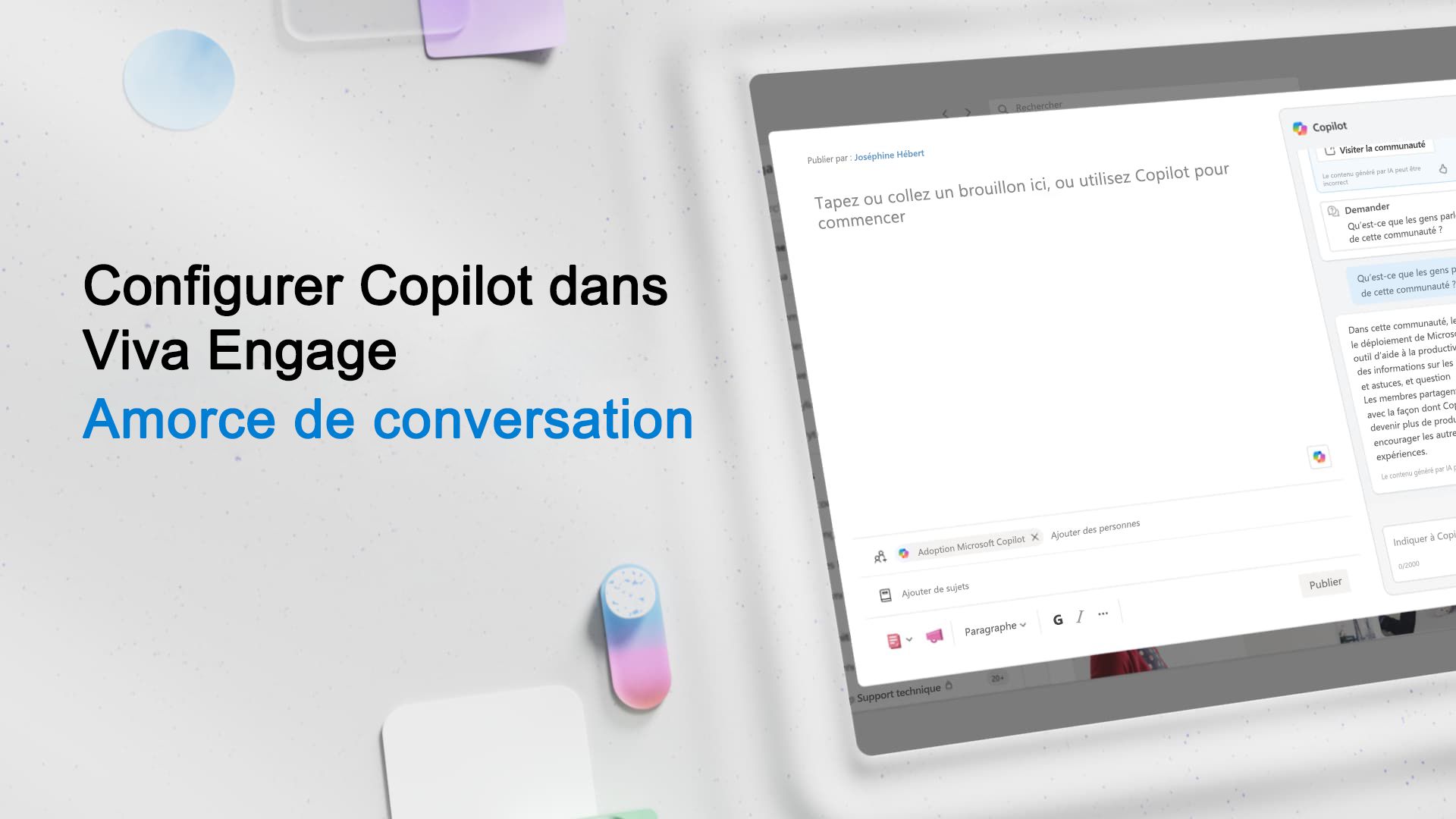 Vidéo : Conversation Starter dans Viva Engage