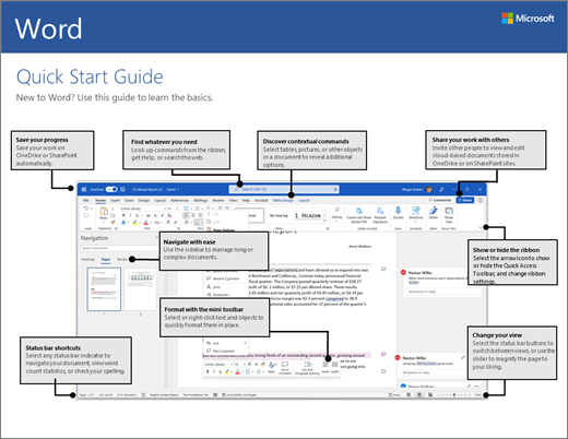 Panduan Mulai Cepat Word 2016 (Windows)