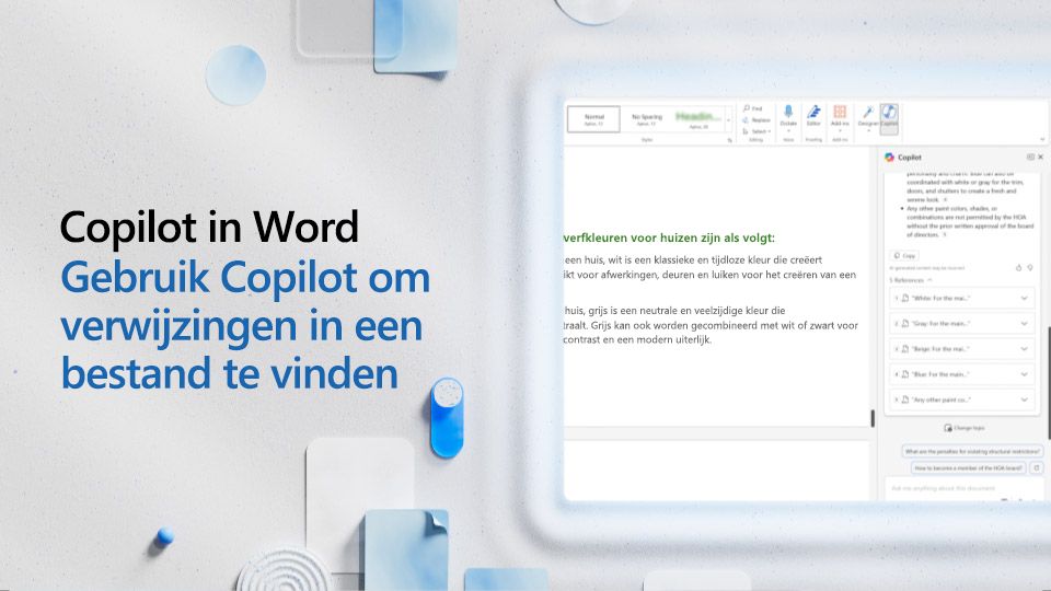 Video: Copilot gebruiken om verwijzingen in een Word-bestand te zoeken