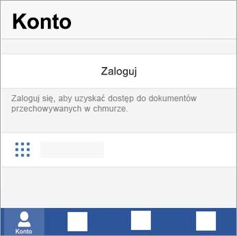 Zaloguj się przy użyciu służbowego lub szkolnego konta Microsoft lub usługi Office 365.