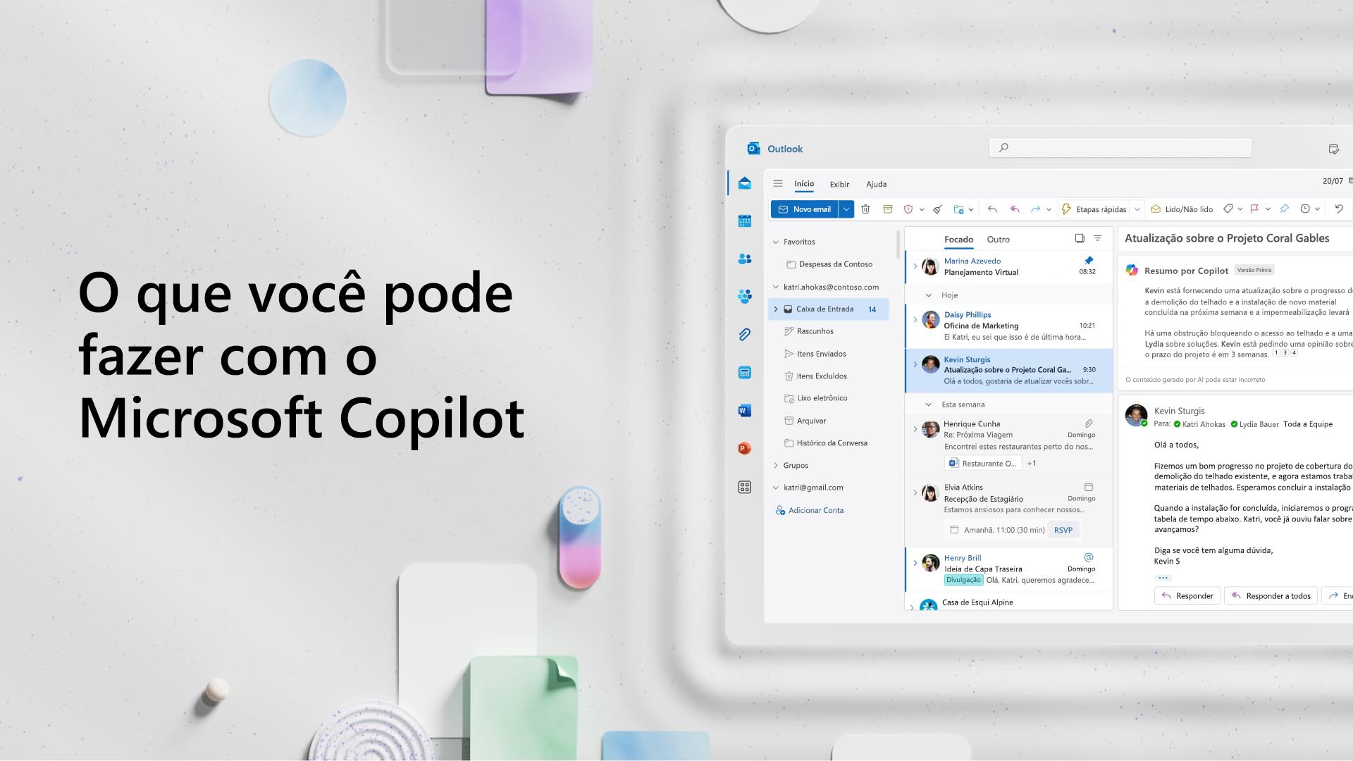 O que você pode fazer com o Microsoft Copilot