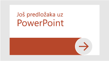 Još predložaka za PowerPoint