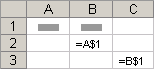 Kopirana formula sa mešovitom referencom