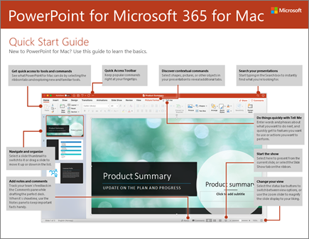 PowerPoint 2016 for Mac 快速入门指南