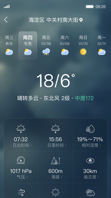 呱呱天气预报app