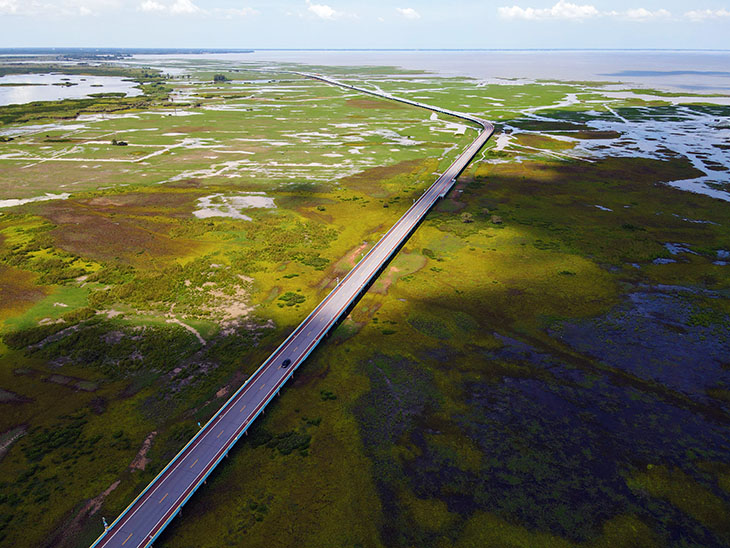 travel, thailand, thale noi elevated highway, phatthalung