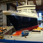 RMS Queen Mary 2 ship Lego model construction in Hamburg, photo 1 of 8