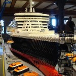 Cunard QM2 ship Lego model construction - photo 2 of 8